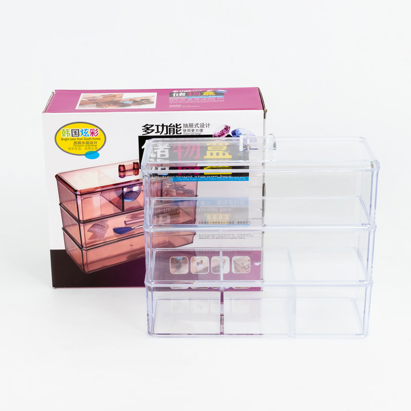 ORGANIZADOR DE ACRILICO MULTIFUNCIONAL APILABLE 24X20X9CM 3120*18