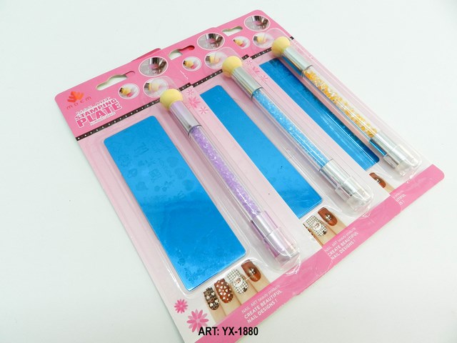 SET DE STAMPING PARA UÑAS XY-1880*600