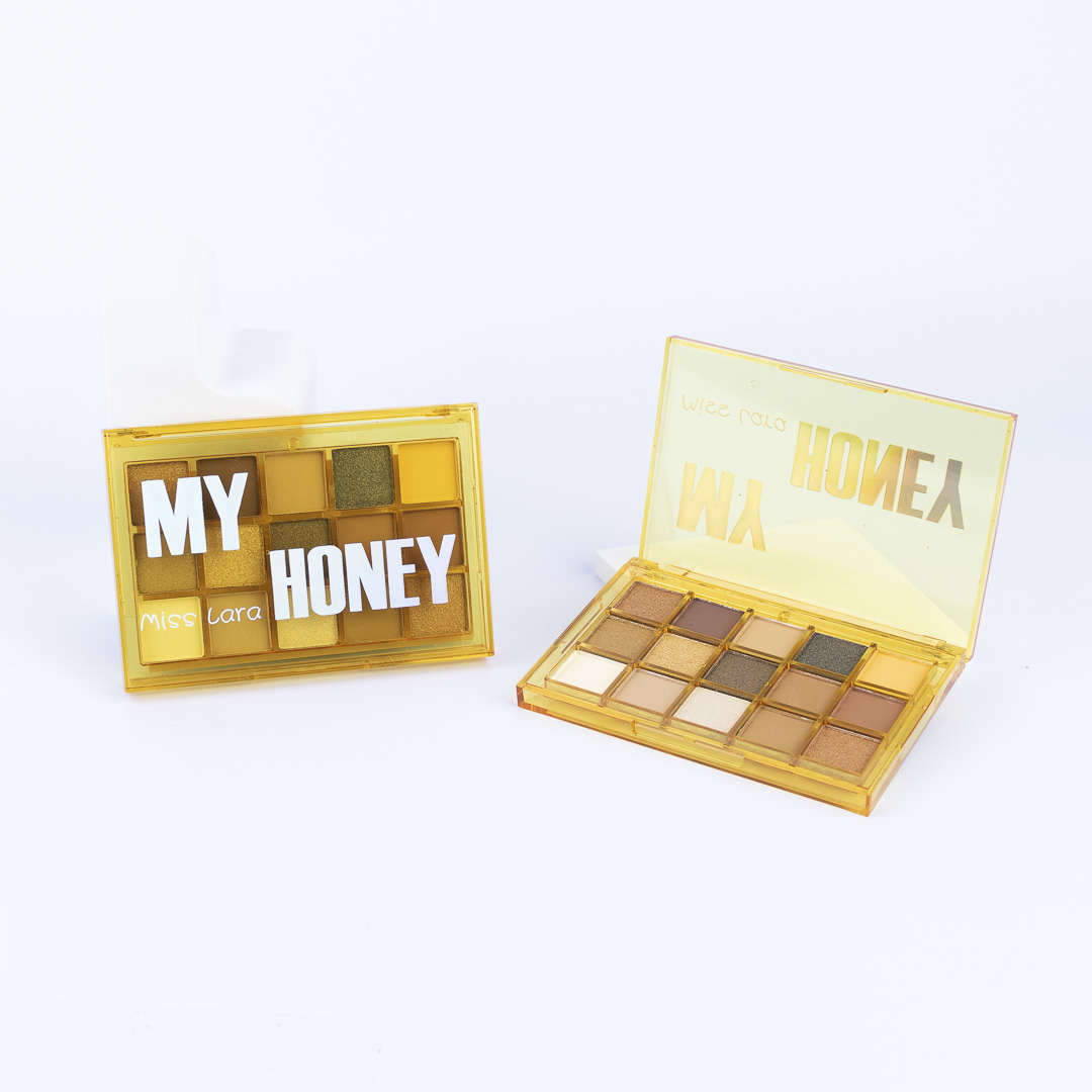 PALETA DE SOMBRA MY HONEY Y FRUIT MISS LARA 15 COLORES MS-15