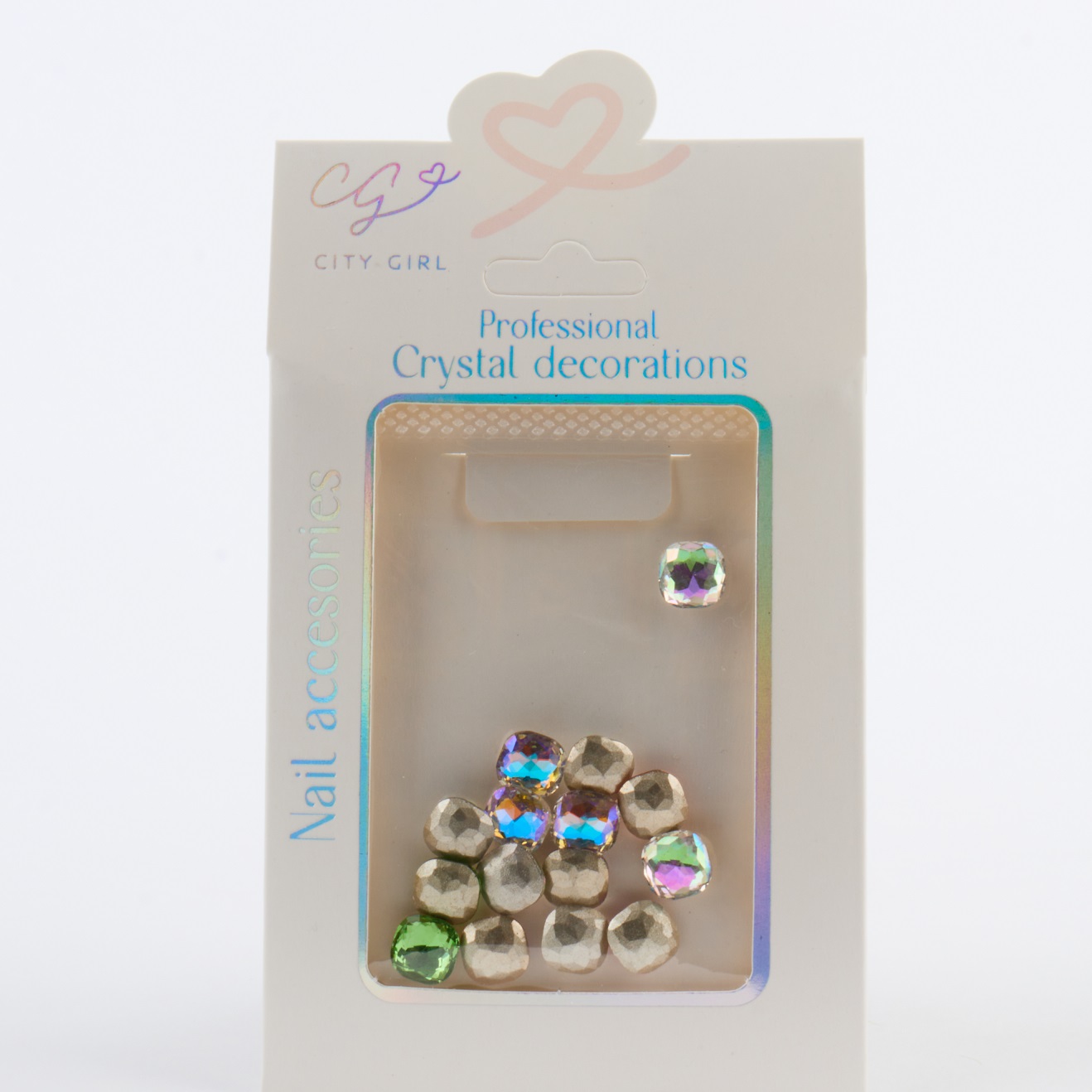 ACCESORIOS PARA UÑAS CRISTALES CITY GIRL GO-M81