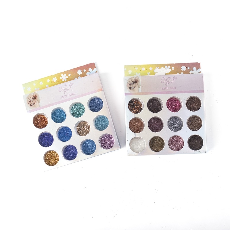 POLVO DECORATIVO DE UÑAS, VARIOS TONOS CITY GIRL GH-6905