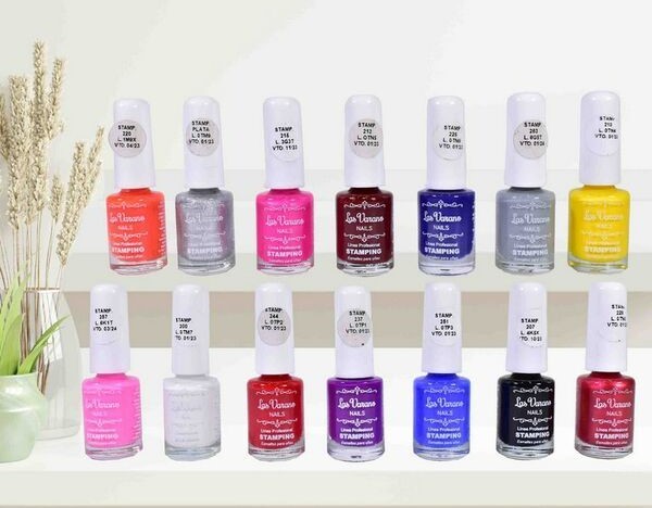 ESMALTE PARA STAMPING DE UÑAS 6ML LAS VARANO LV-ST6ML