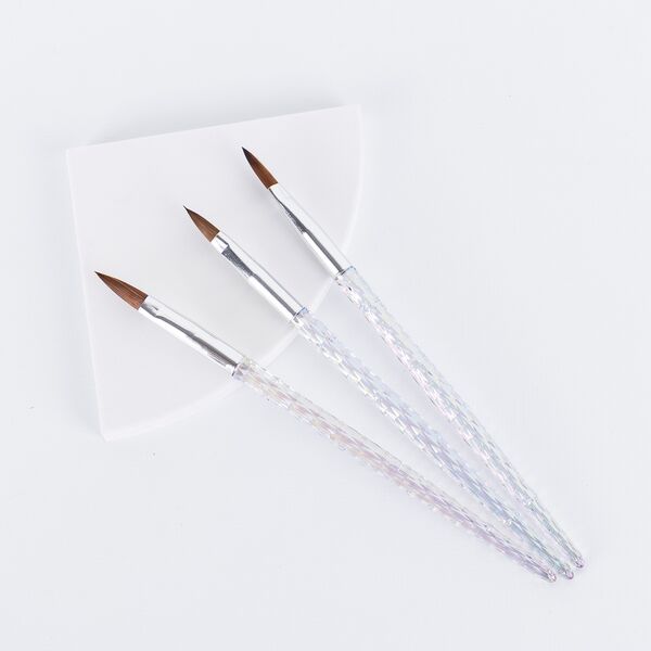 SET DE PINCELES PARA GEL X3 UNID CITY GIRL BY-1271