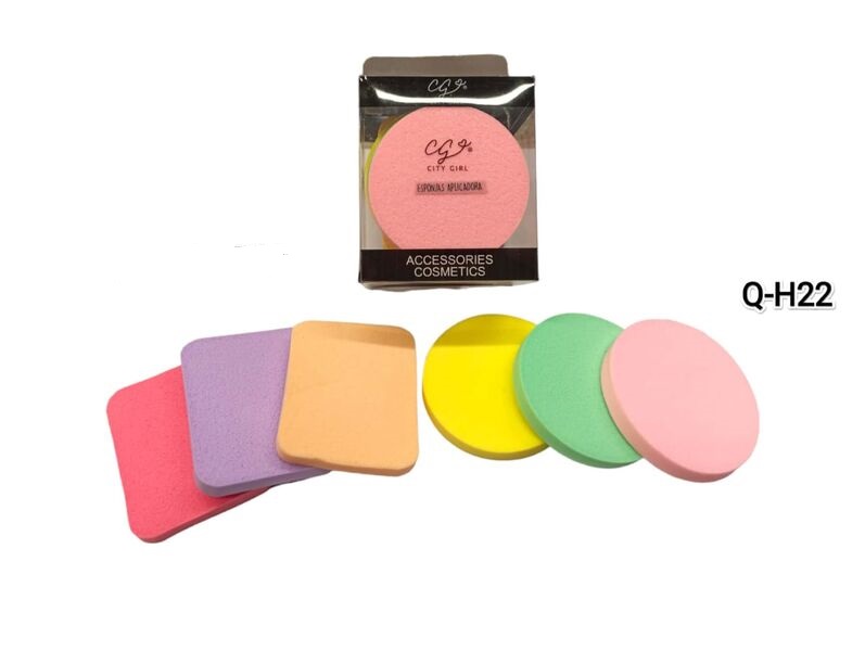 ESPONJA X6PCS CITY GIRL Q-H22*600