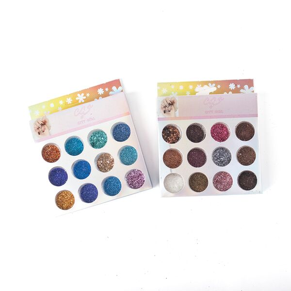 Polvos Glitter Decorativos Para Uñas City Girl Varios Tonos GO-M232