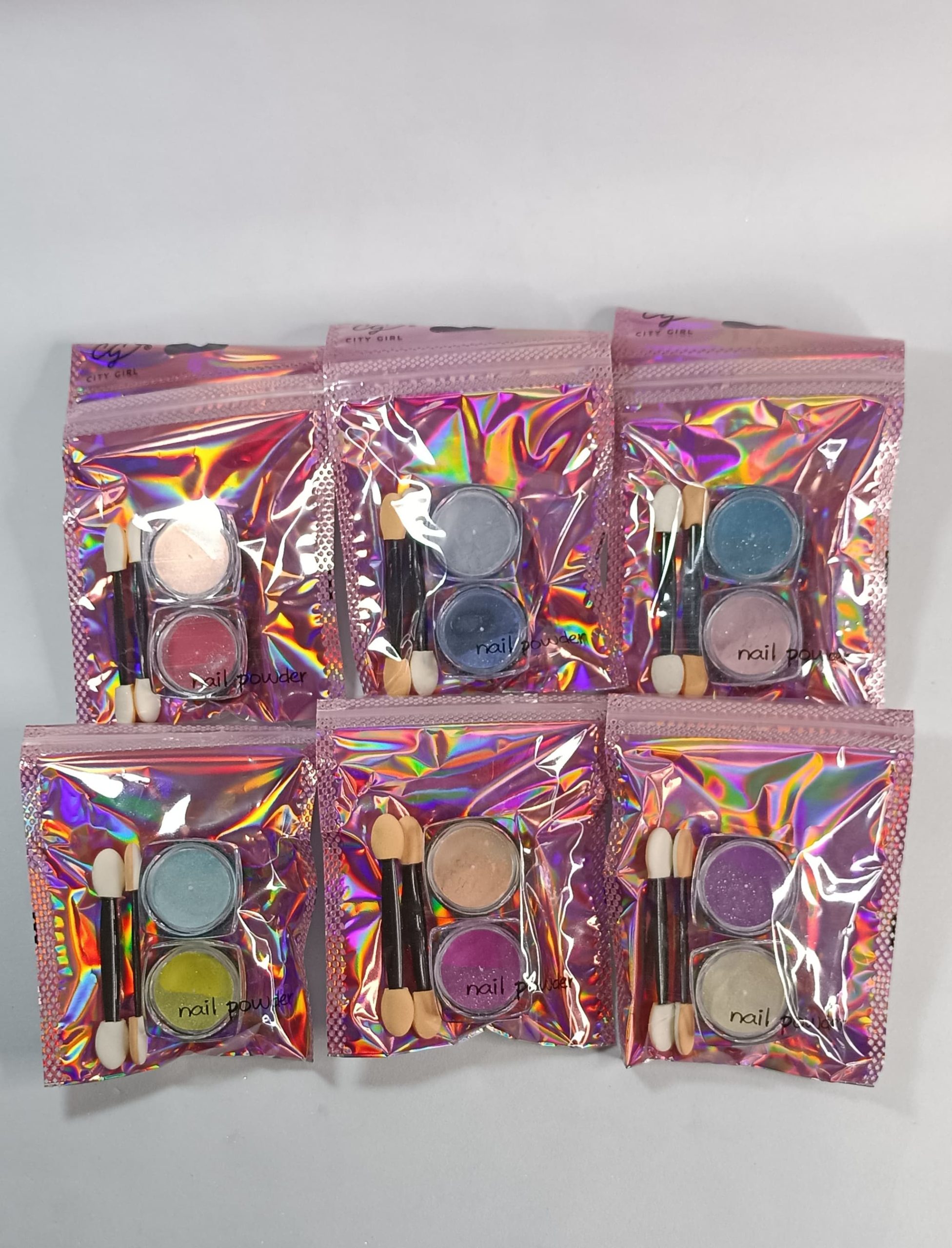 POLVOS DECORATIVOS PARA UÑAS, VARIOS TONOS GO-13722
