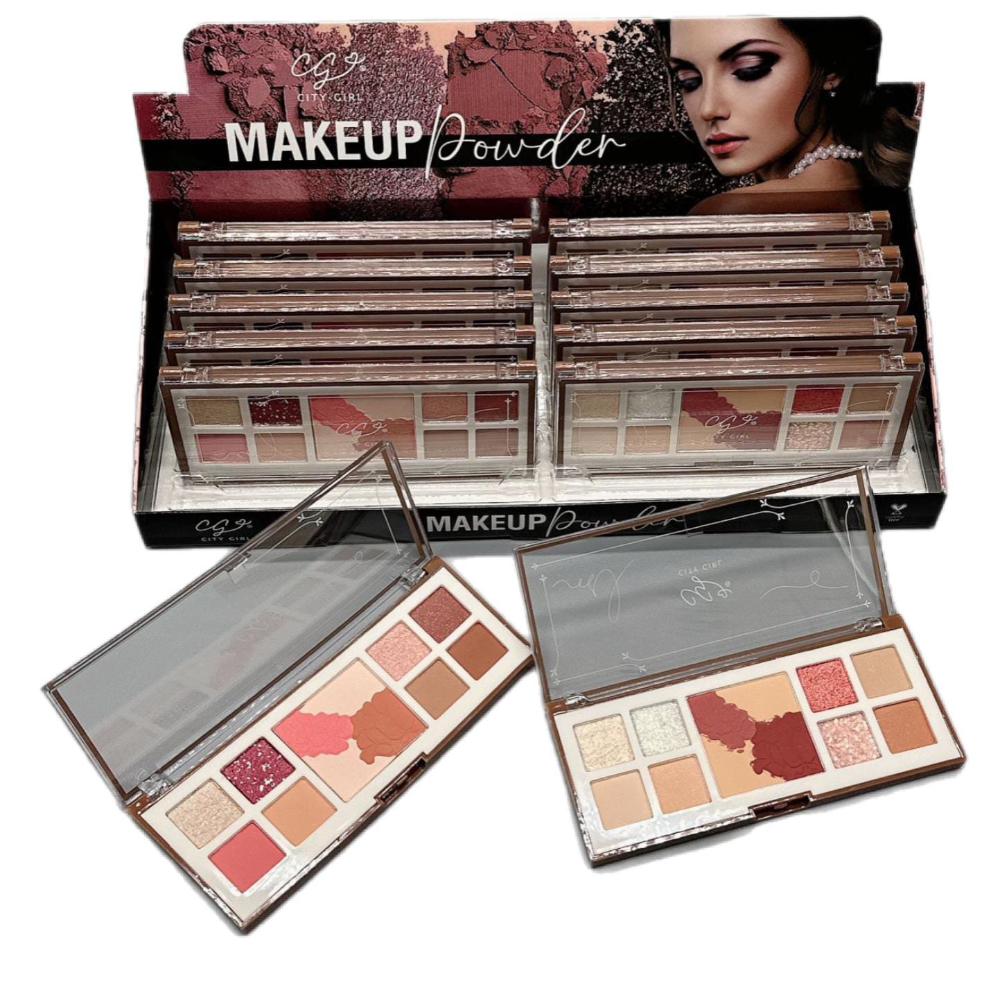 PALETA MIXTA DE SOMBRAS Y CONTORNOS CITY GIRL RL-F6662