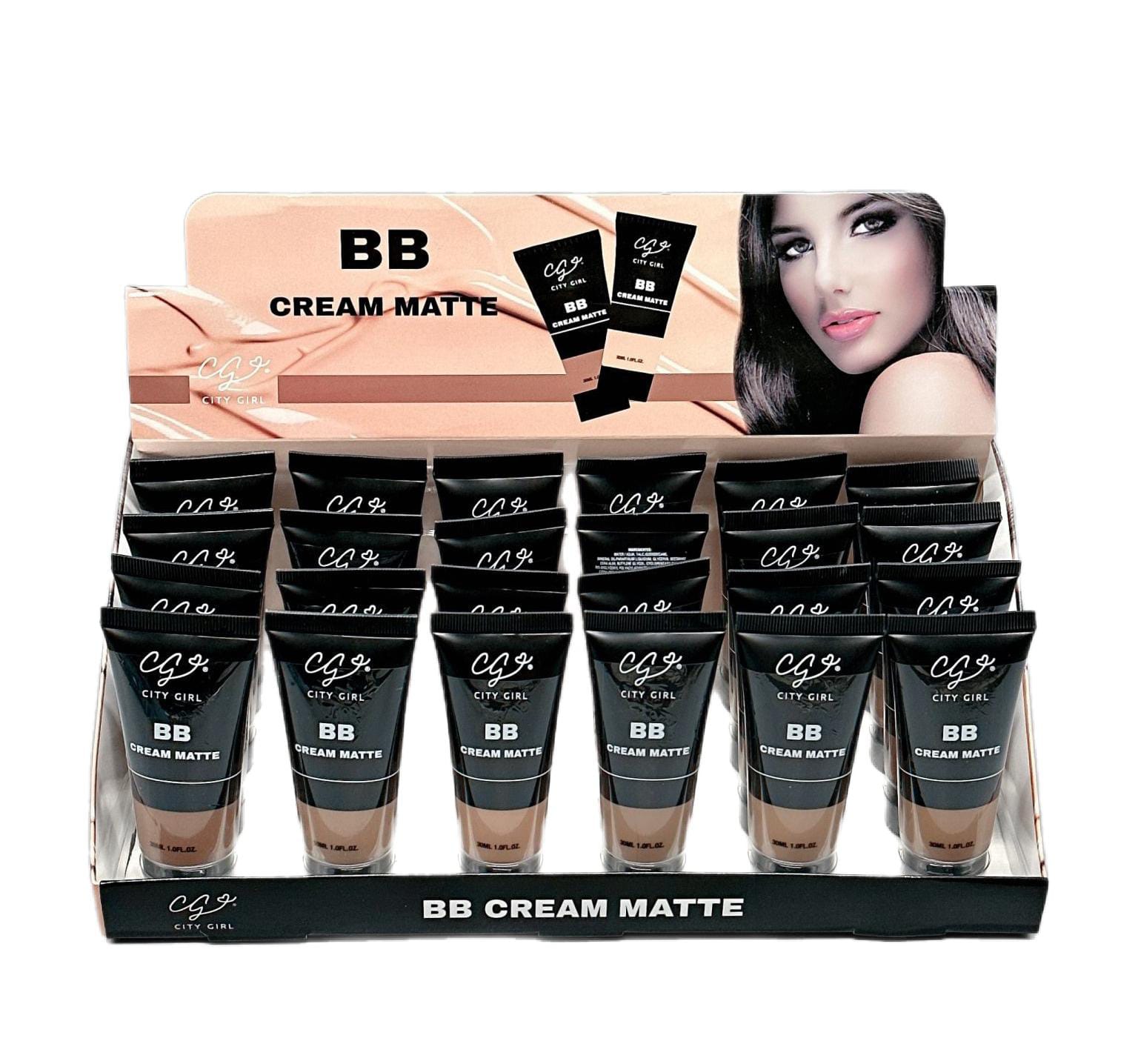 BASE LIQUIDA CREMOSA MATTE. 6 TONOS (APROBADO POR ANMAT) CITY GIRL RL-F6604