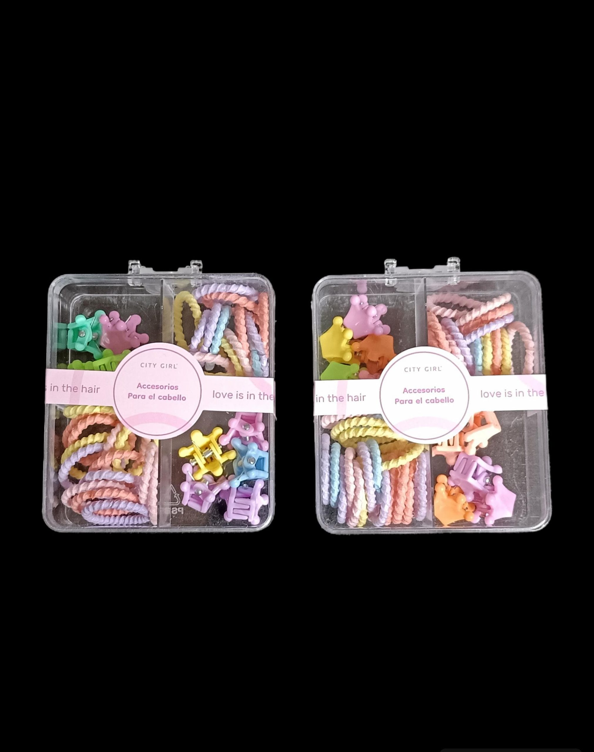 PACK DE COLITAS Y HEBILLAS XBL-02*720