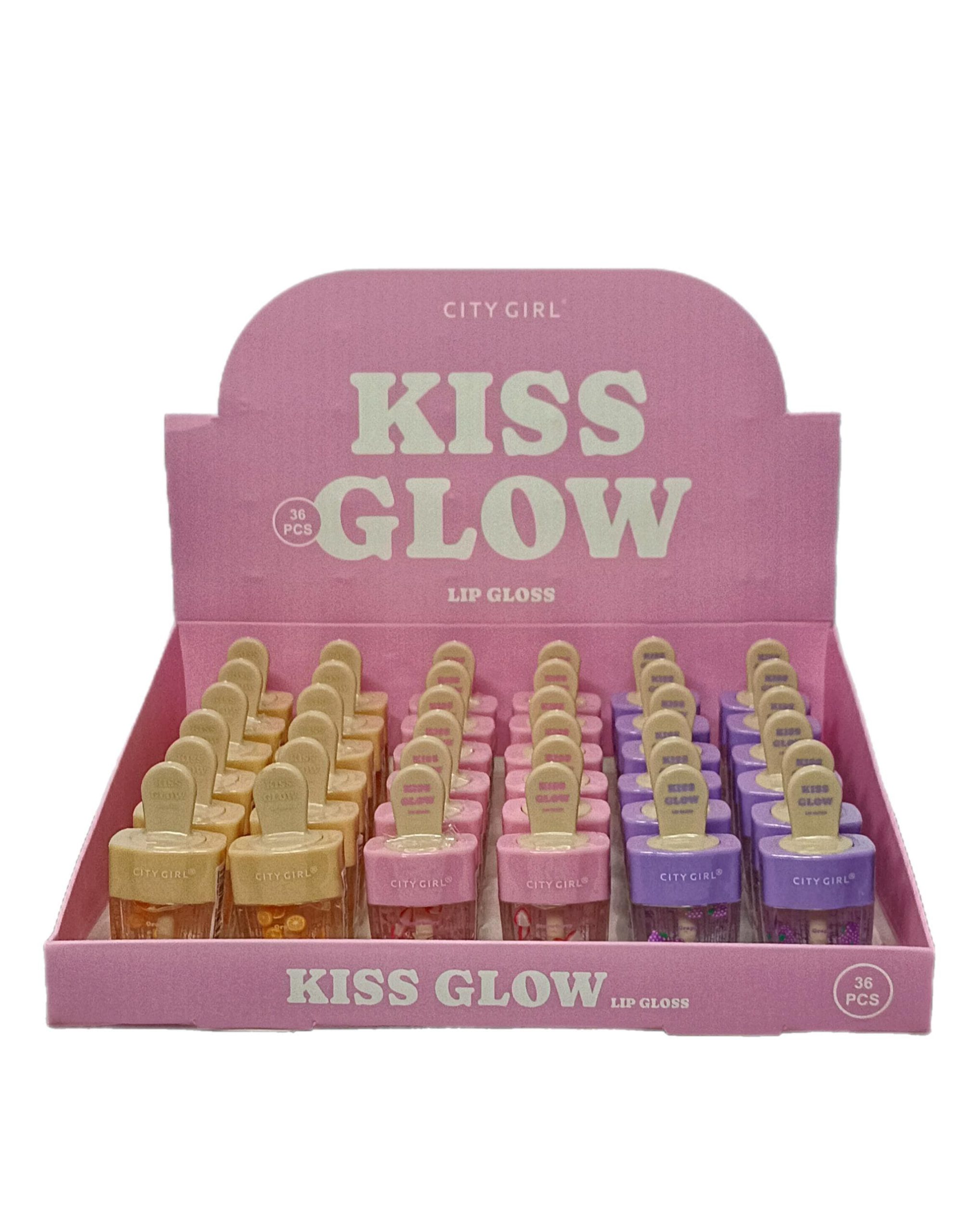 LIP GLOSS HELADO, 3 AROMAS CITY GIRL RL-12127*288