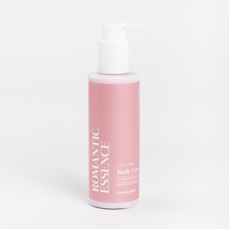 CREMA CORPORAL CON ÁCIDO HIALURONICO Y ALOE VERA 200ML CITY GIRL CG-CRM-902004