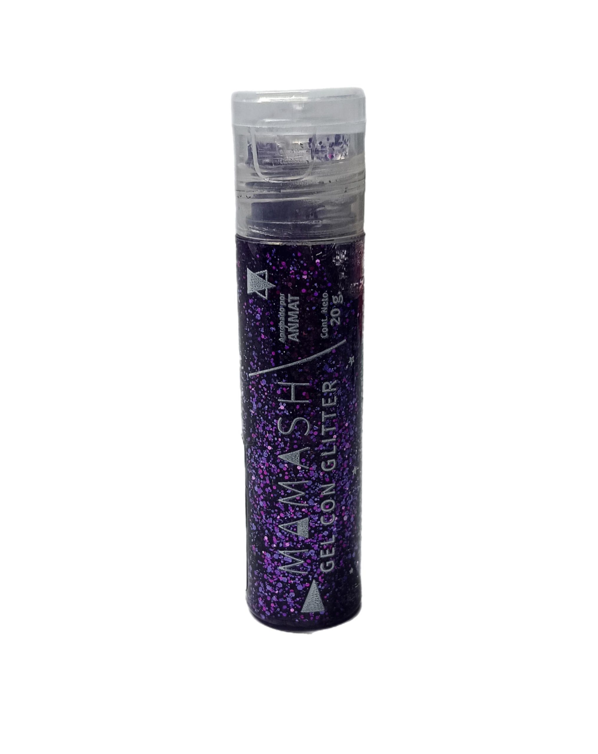 GEL CON GLITTER 20G, VARIOS COLORES MAMASH (APROBADO POR ANMAT)