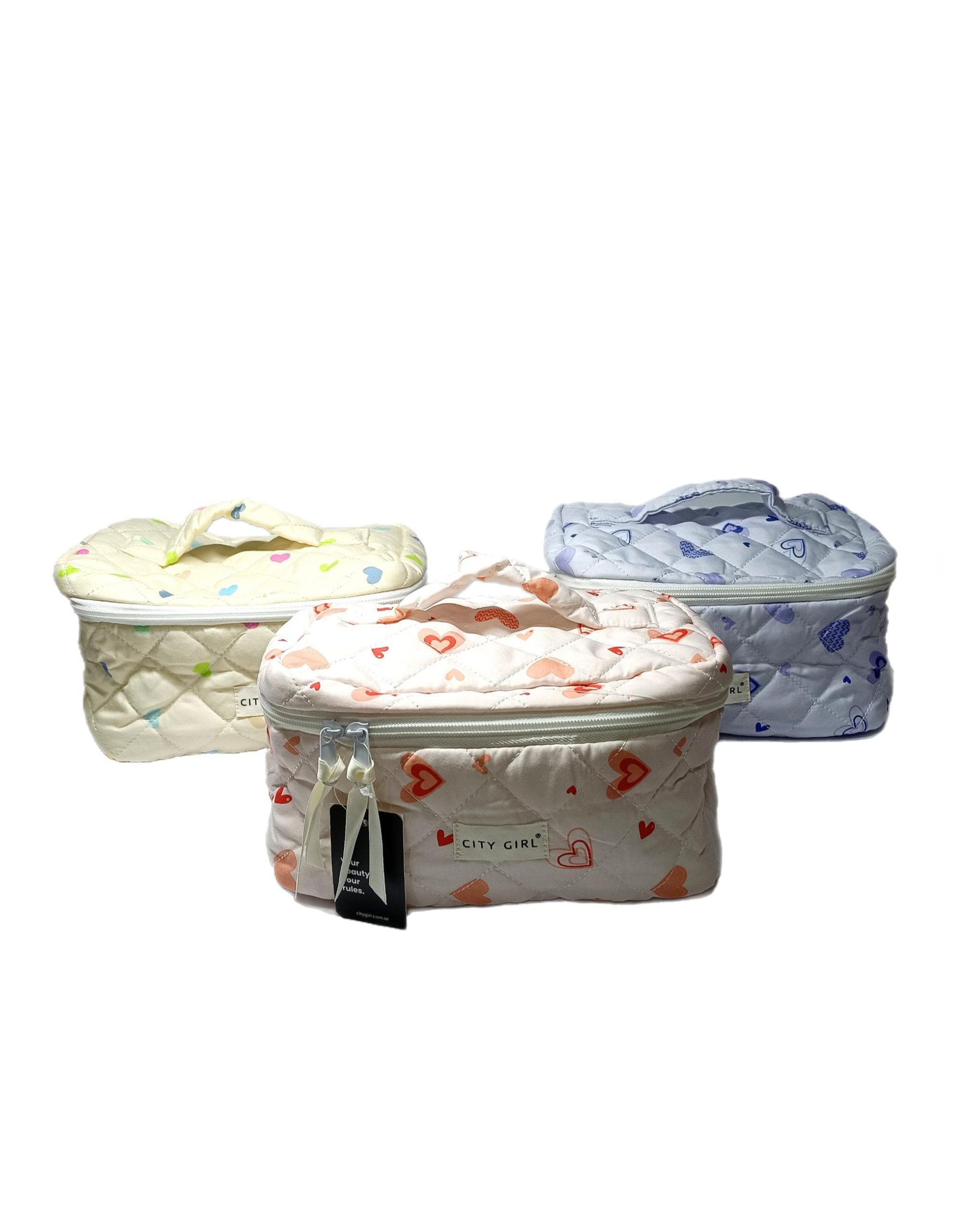 PORTA COSMETICOS, 3 COLORES CITY GIRL RH2447*100