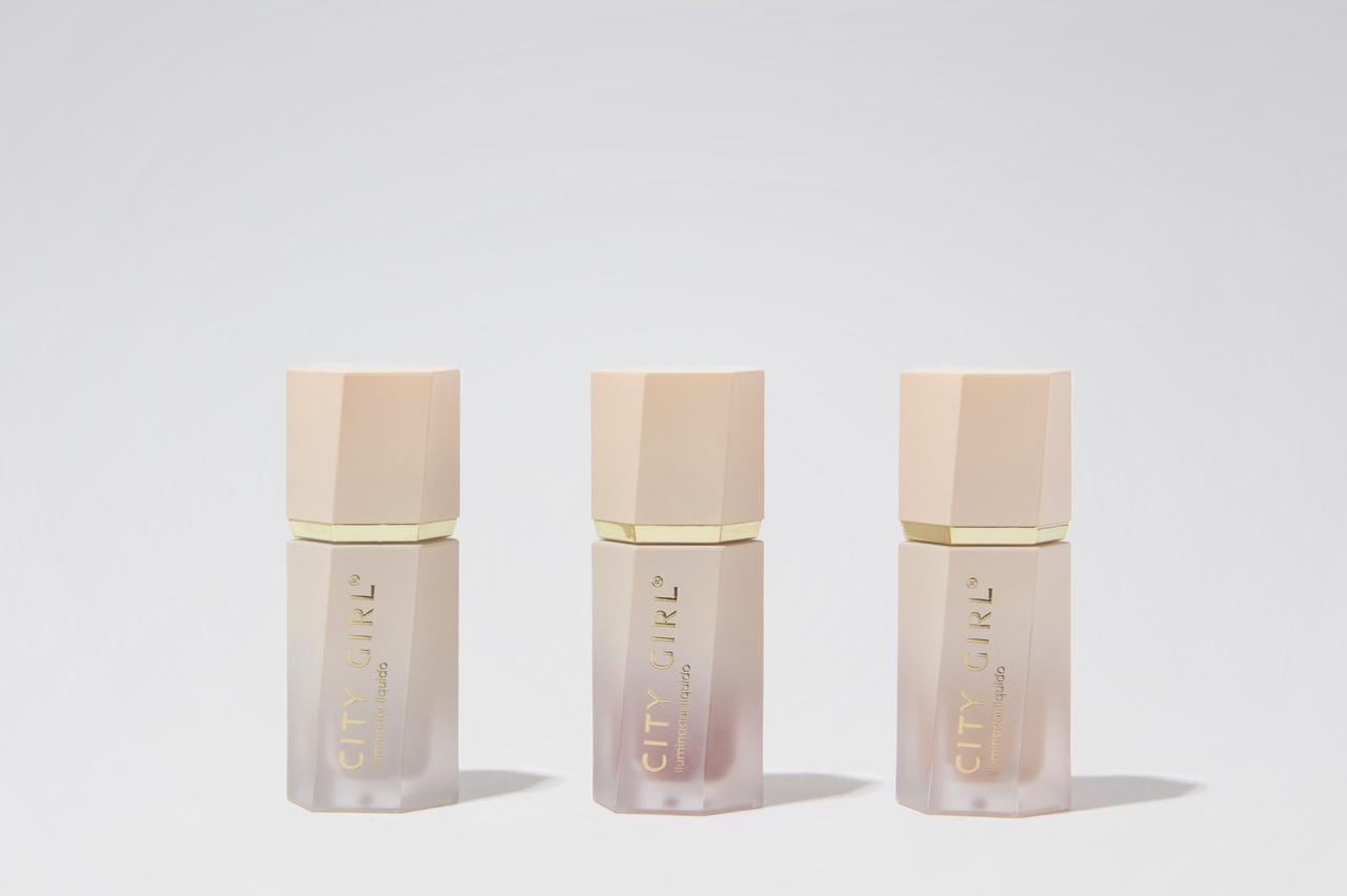 ILUMINADOR LIQUIDO 8ML, 3 COLORES CITY GIRL RL-12153-R*288