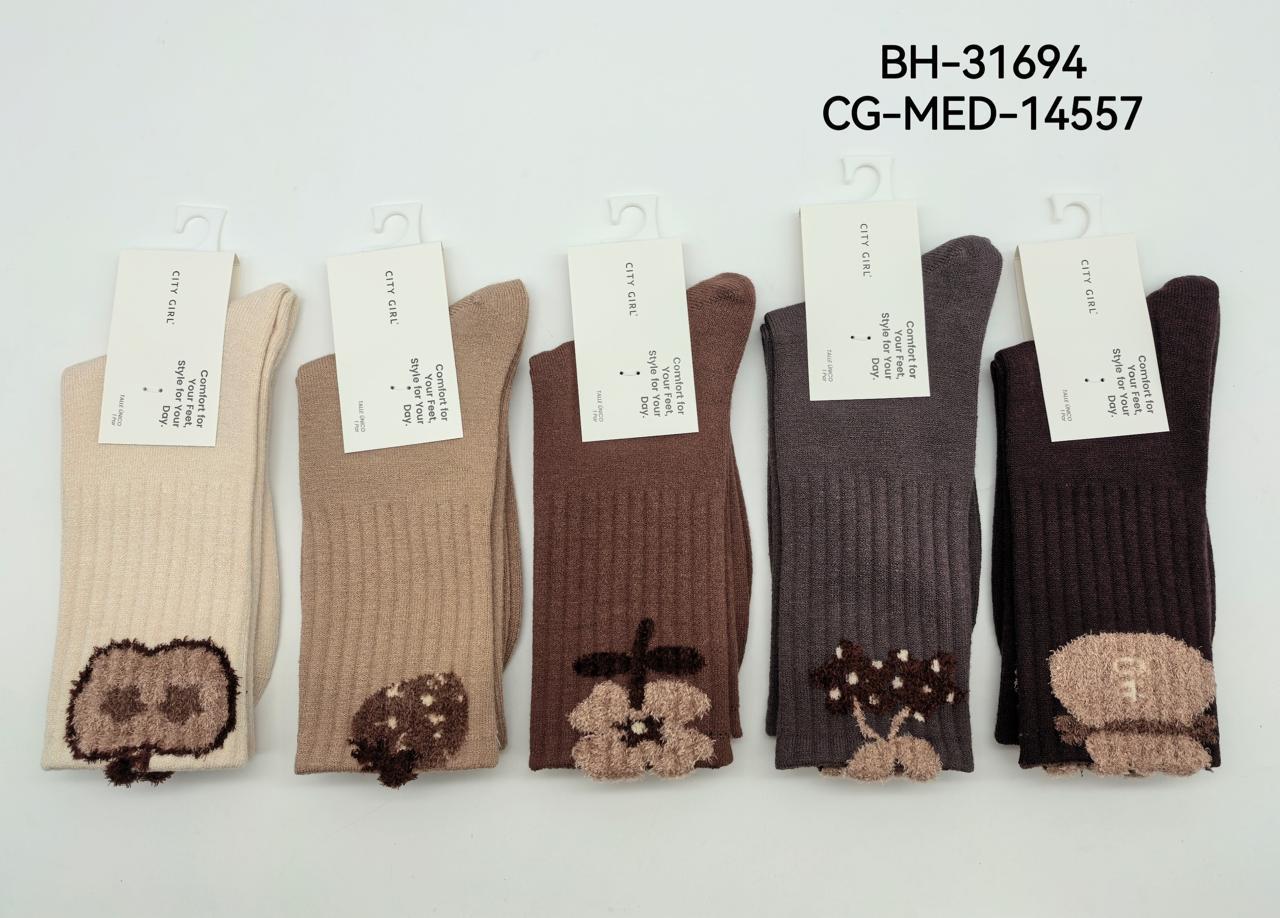 MEDIAS, VARIOS COLORES X10 PCS CITY GIRL BH-31694*500