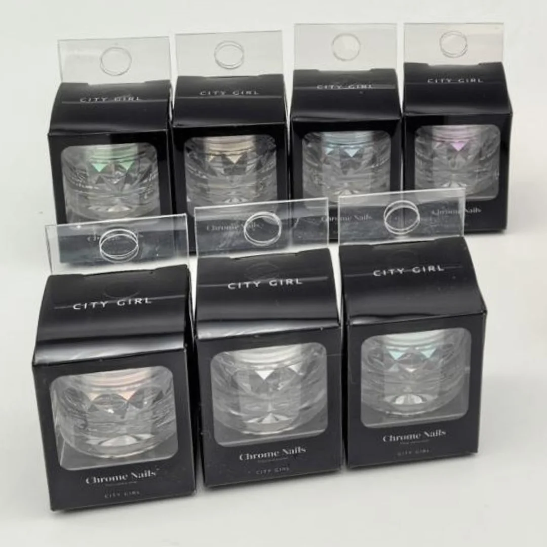 POLVO AURORA/CHROME EN FRASQUITO, 7 COLORES CITY GIRL PX2448