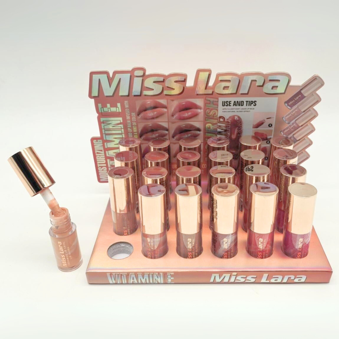 LIP GLOSS CON COLOR, 6 TONOS MISS LARA MS-290*576