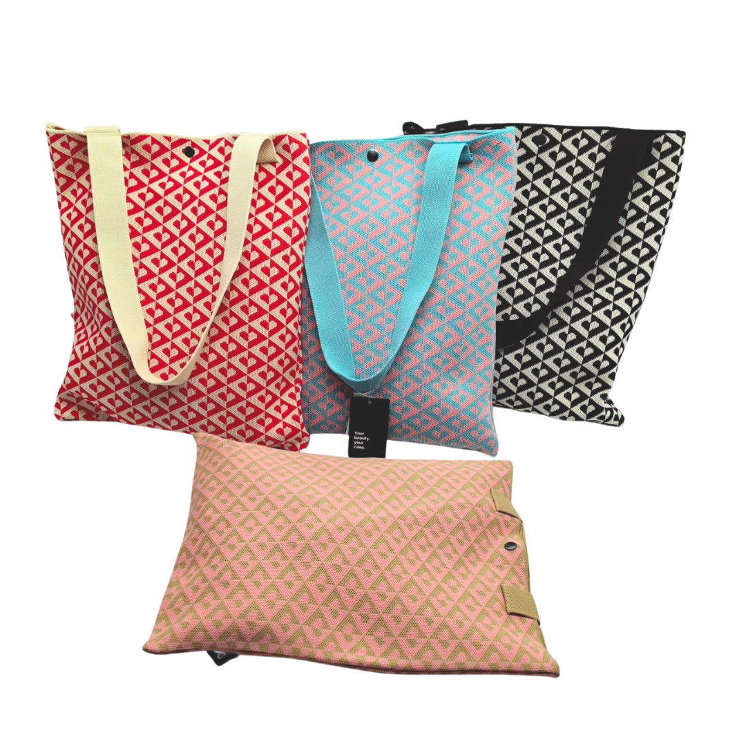 BOLSA DE TELA ESTAMPADA CITY GIRL 11535-13*100