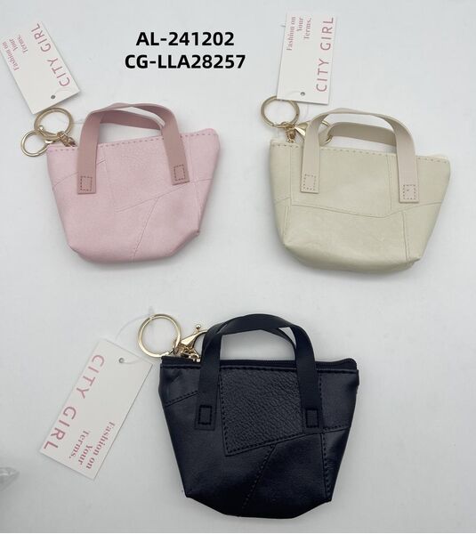 LLAVERO CARTERA, 3 COLORES CITY GIRL AL-241202*360