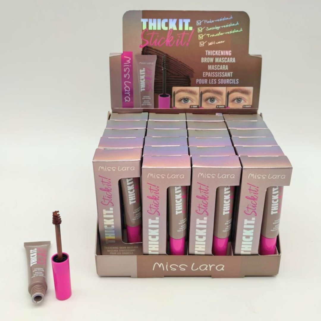 MASCARA MARRÓN PARA CEJAS Y PESTAÑAS MISS LARA MS-143*720