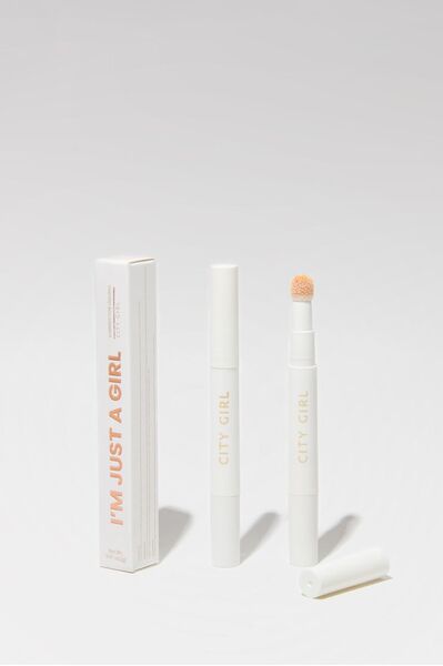 CORRECTOR LIQUIDO EN LÁPIZ CON ESPONJITA (SOLO TONOS OSCUROS) CITY GIRL RL-12198*288