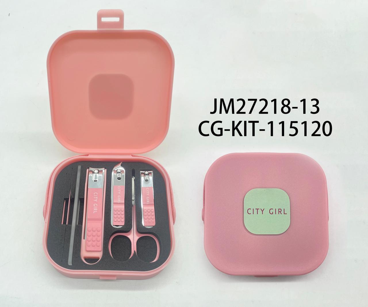 SET DE HERRAMIENTAS PARA UÑAS CITY GIRL JM27218-13*100
