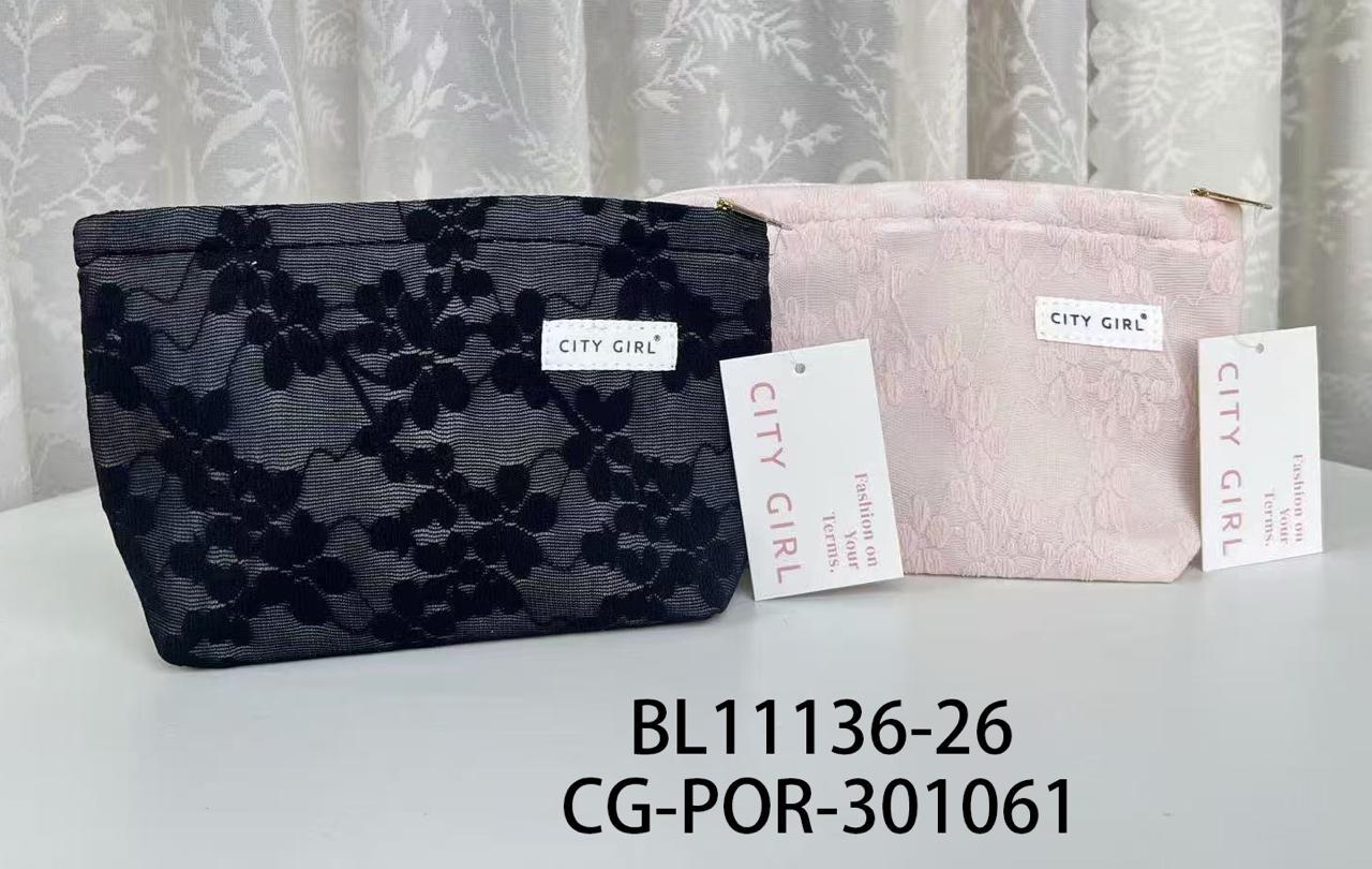 PORTA COSMÉTICOS, 2 COLORES CITY GIRL BL11136-26*200