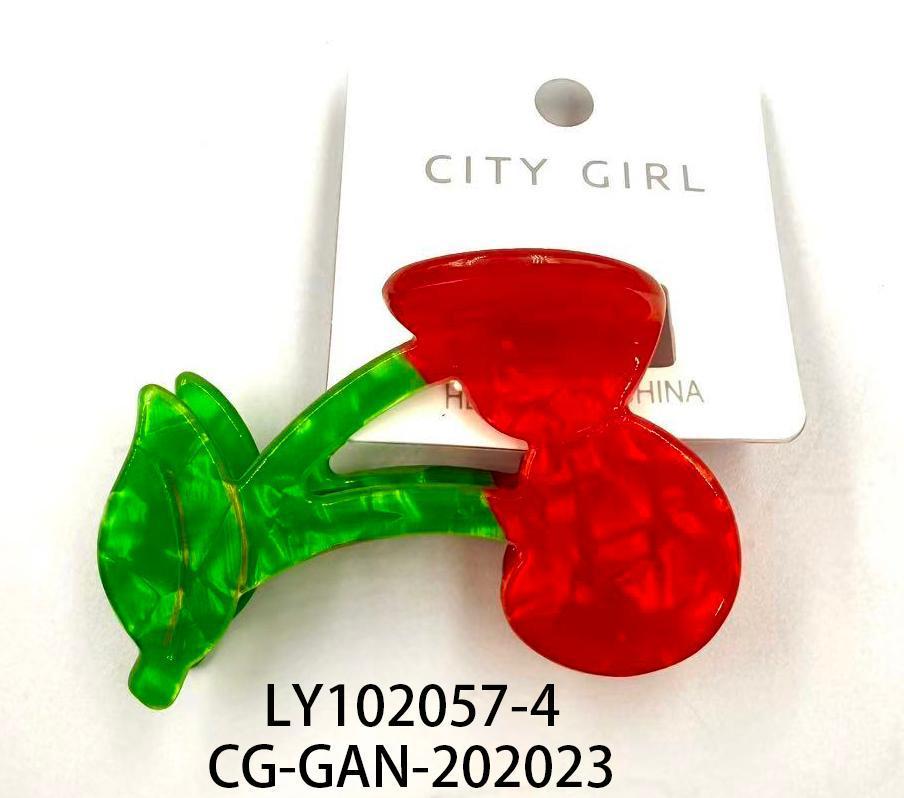 BROCHE PARA EL PELO "CEREZA" CITY GIRL LY102057-4*480