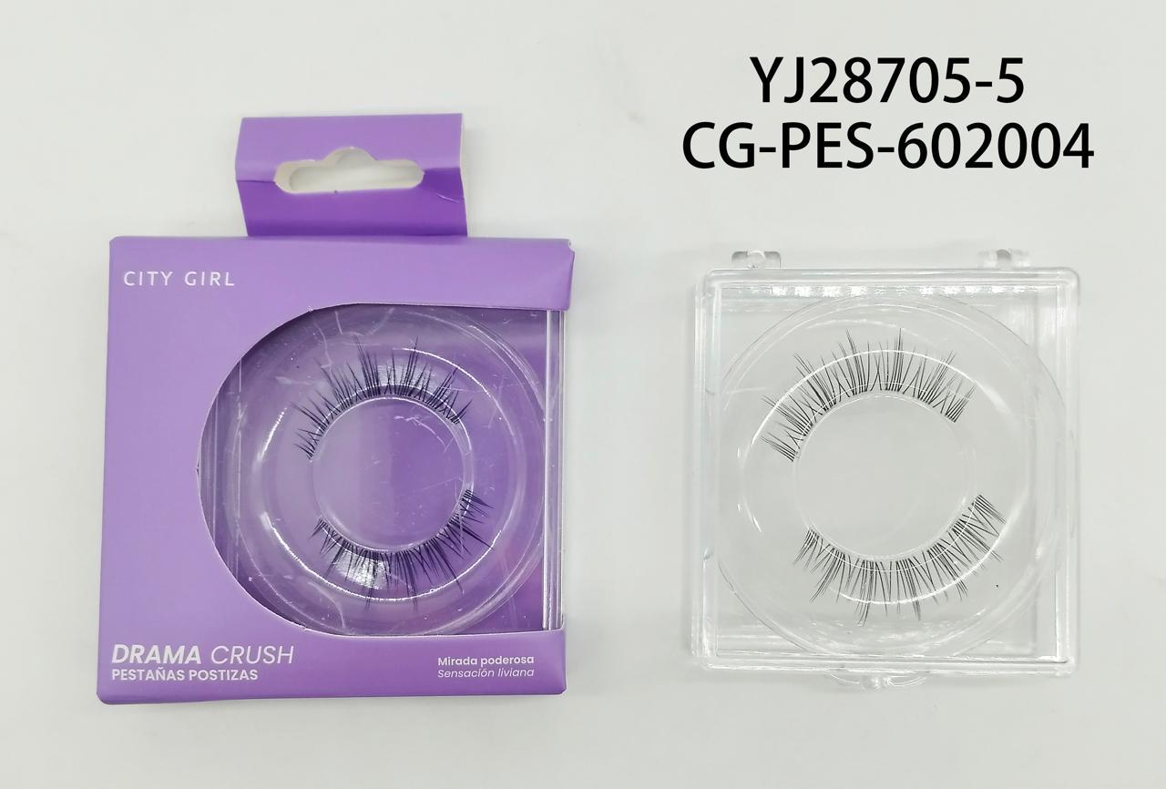 PESTAÑAS POSTIZAS "DRAMA CRUSH" CITY GIRL YJ28705-5*600