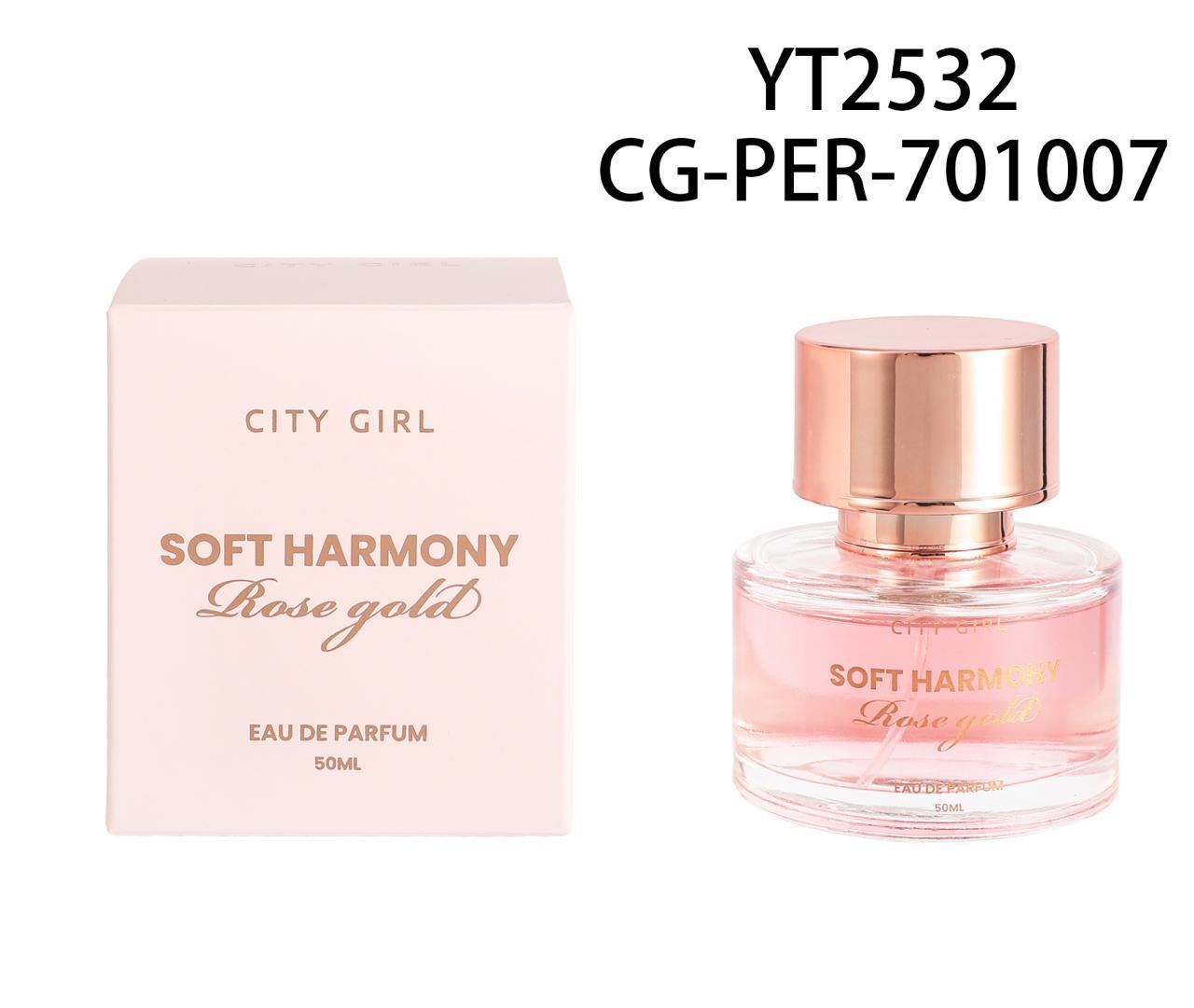 PERFUME "SOFT HARMONY – ROSE GOLD" 50ML CITY GIRL YT2532*72