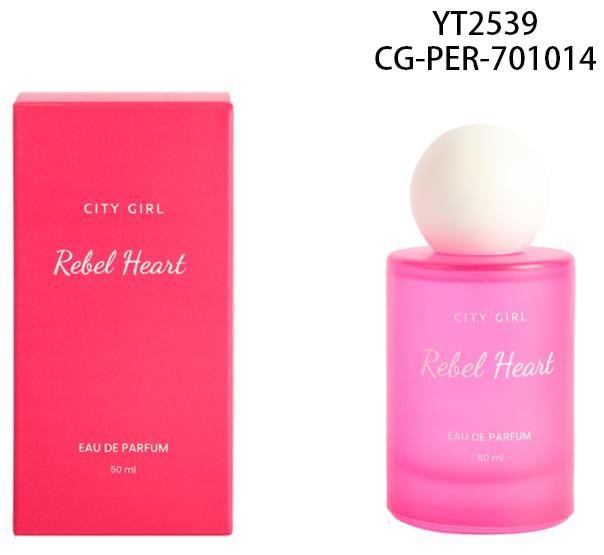 PERFUME “REBEL HEART” 50ML CITY GIRL YT2539*72