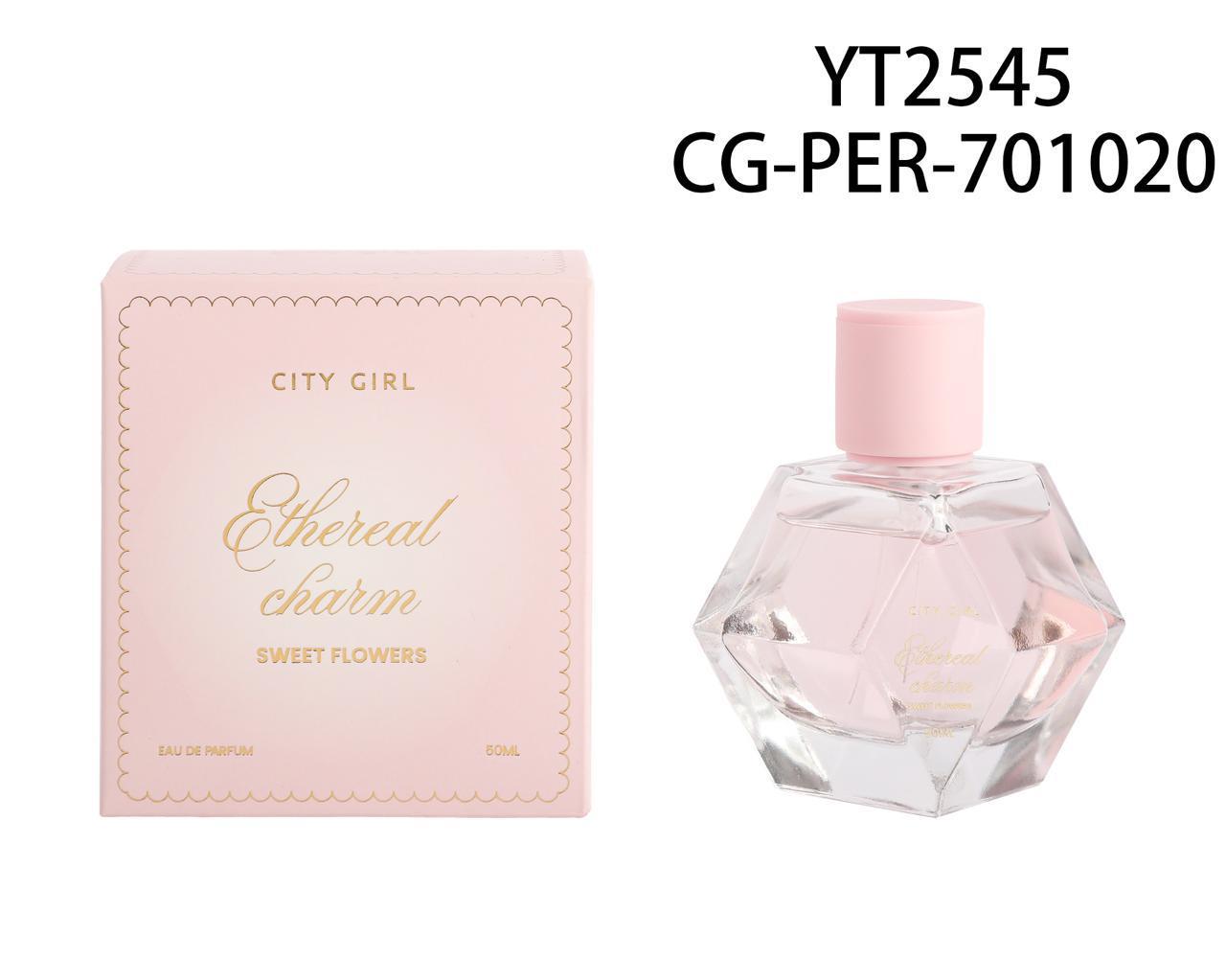 PERFUME "ETHEREAL CHARM – SWEET FLOWERS" 50ML CITY GIRL YT2545*72