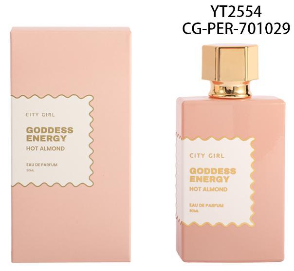 PERFUME “GODDESS ENERGY-HOT ALMOND” 50ML CITY GIRL YT2554*72
