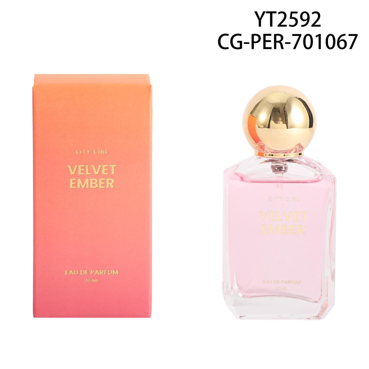 PERFUME "VELVET EMBER" 30ML CITY GIRL YT2592*144