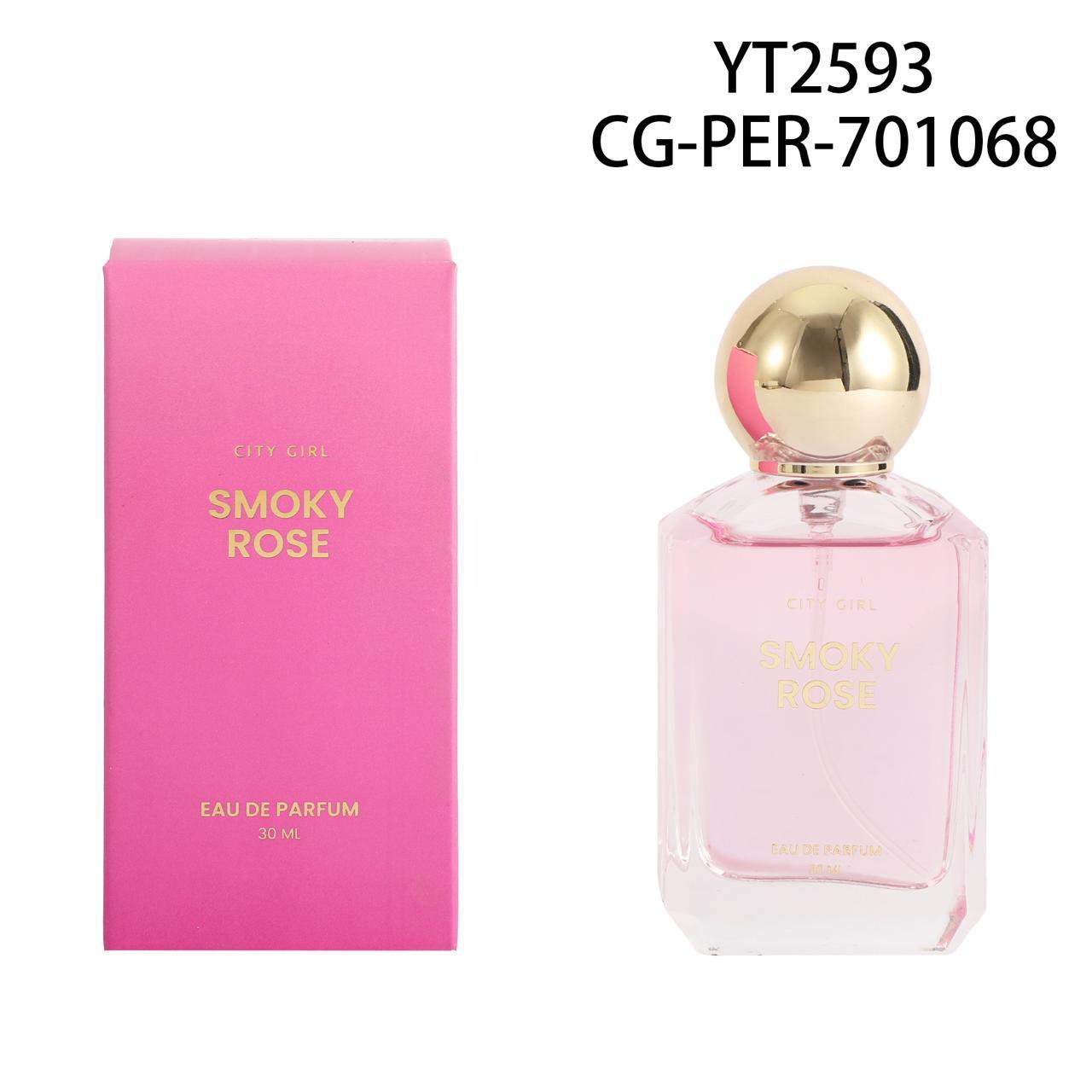 PERFUME "SMOKY ROSE" 30ML CITY GIRL YT2593*144