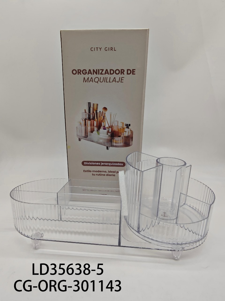 ORGANIZADOR DE MAQUILLAJE CITY GIRL LD35638-5*24