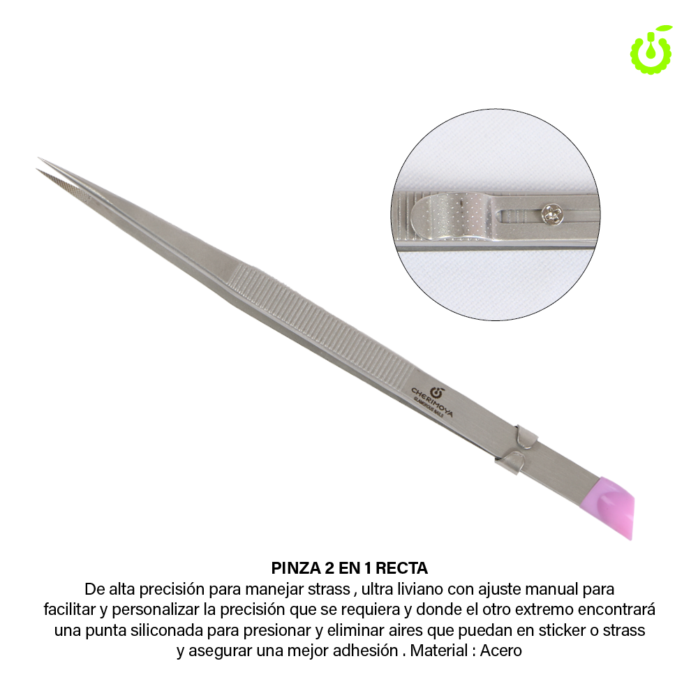 PINZA RECTA 2 EN 1 CHERIMOYA BH005142