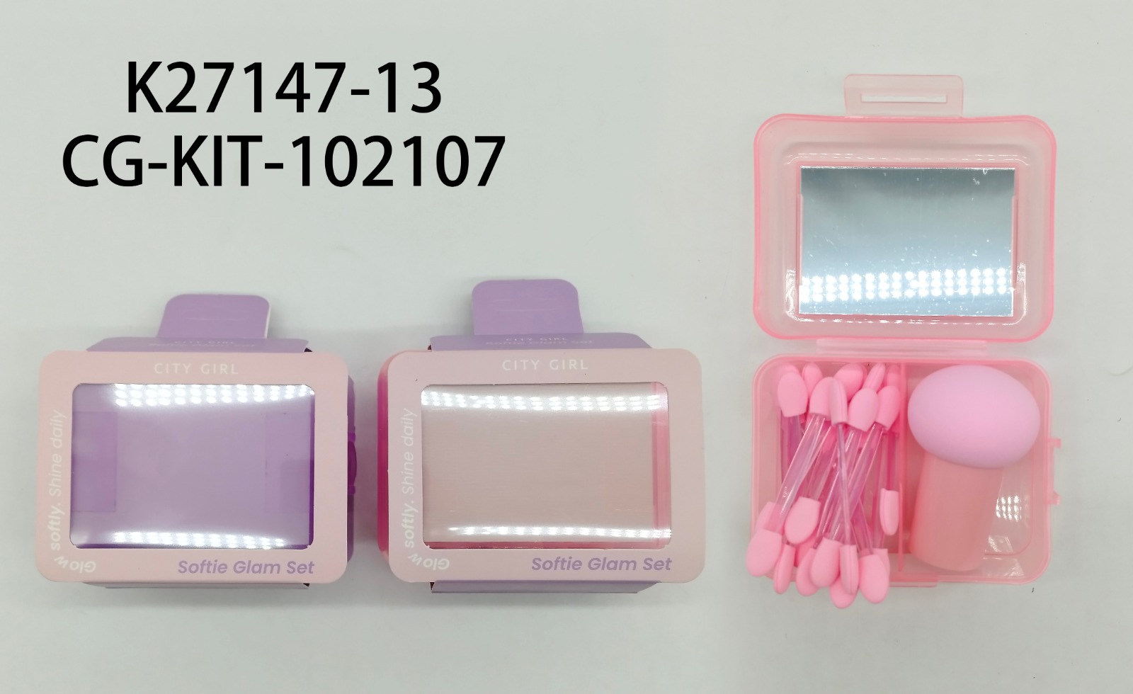 KIT DE HERRAMINETAS PARA MAQUILLAJE CITY GIRL K27147-13