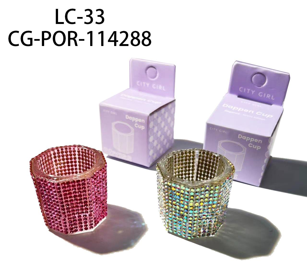 VASO DAPPEN CON STRASS CITY GIRL LC-33*396