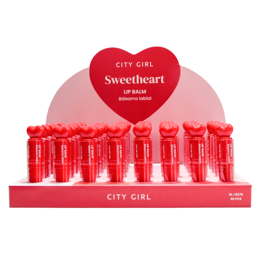 BALSAMO PARA LABIOS, 4 TONOS CITY GIRL RL-12275*320