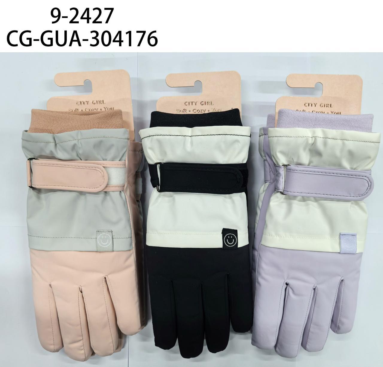 GUANTES DE NIEVE, 3 COLORES CITY GIRL 9-2427*240