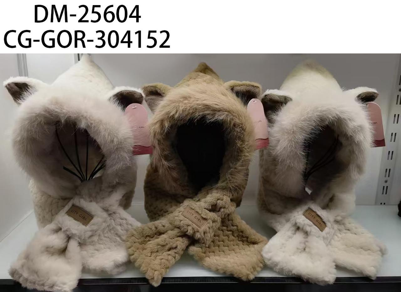 GORRO DE PELUCHE CITY GIRL DM-25604*120