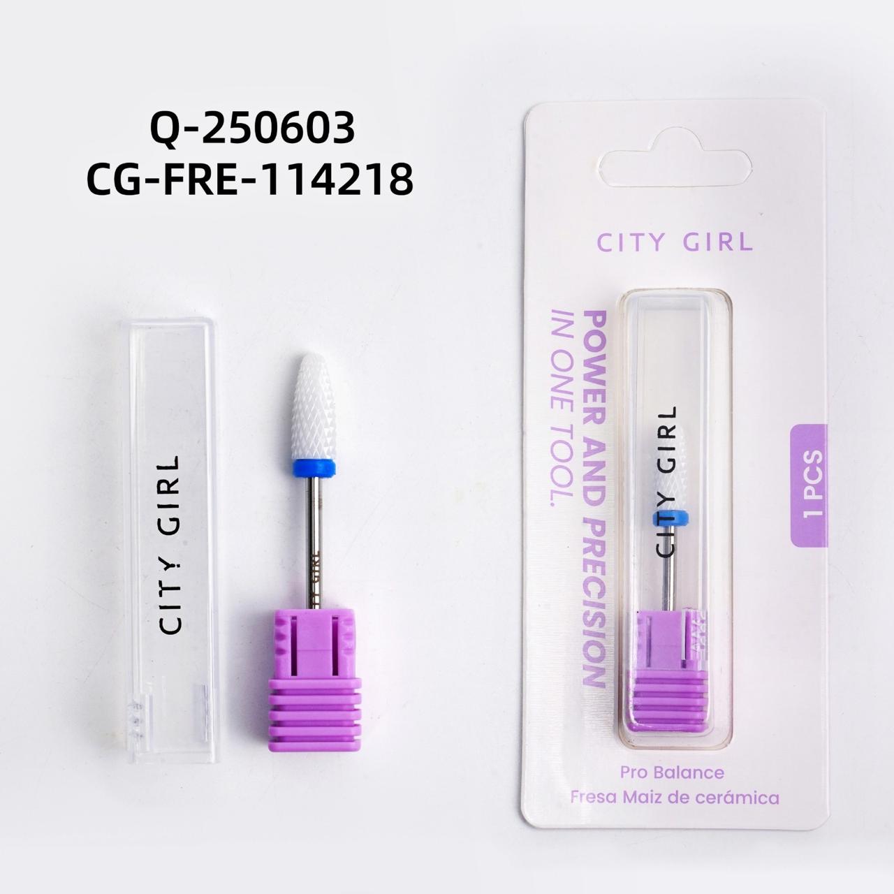 FRESA MAÍZ DE CERÁMICA CINTA AZUL CITY GIRL Q-250603*1200
