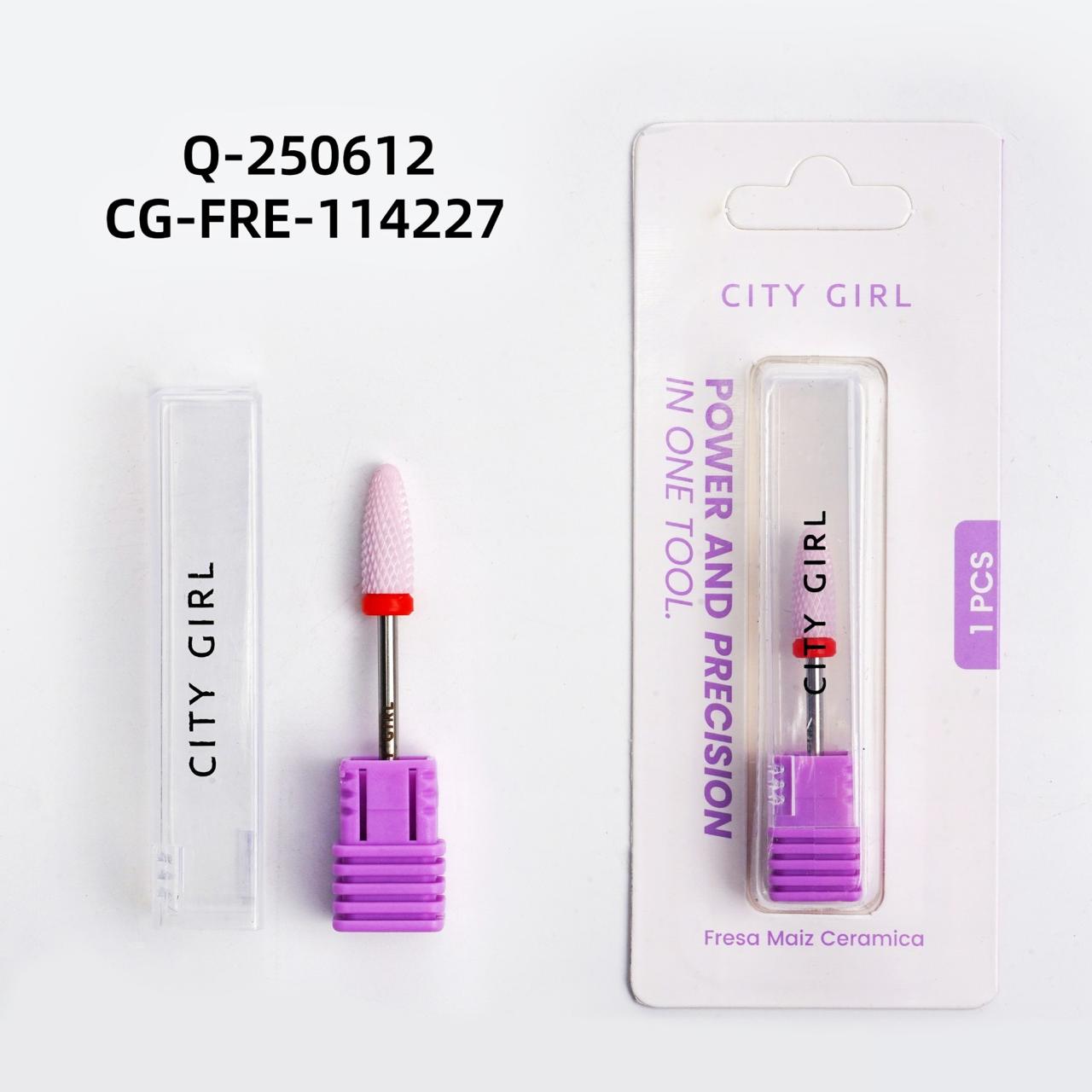 FRESA ROSA MAÍZ DE CERÁMICA CINTA ROJA CITY GIRL Q-250612*1200