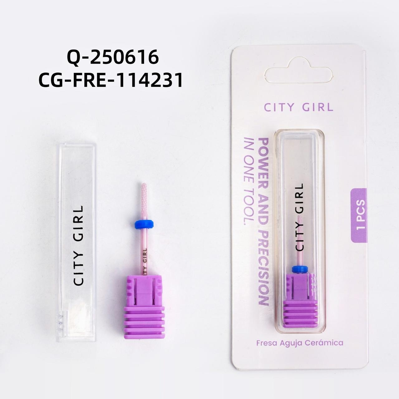 FRESA ROSA AGUJA DE CERÁMICA CINTA AZUL CITY GIRL Q-250616*1200