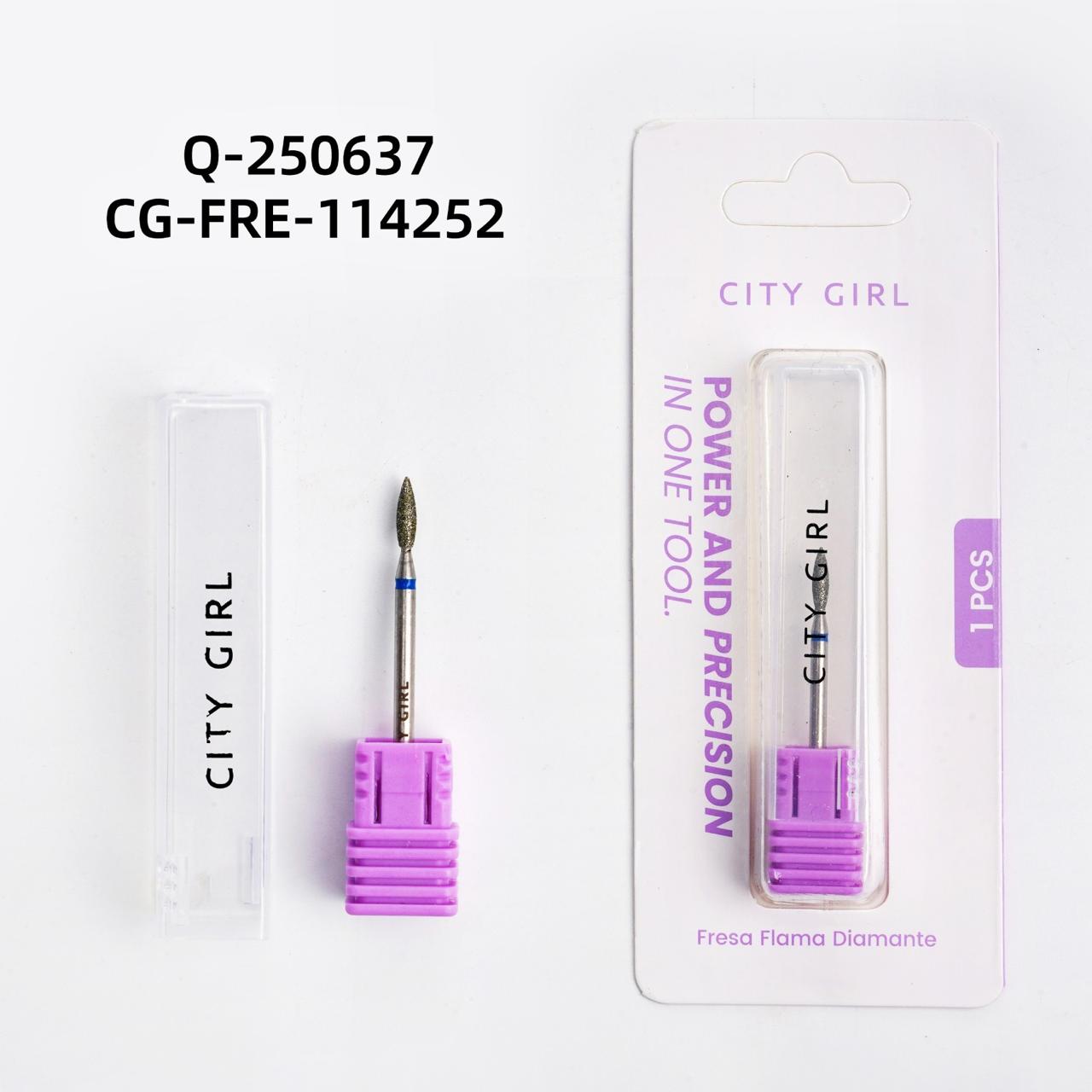 FRESA FLAMA DIAMANTADA CINTA AZUL CITY GIRL Q-250637*1200