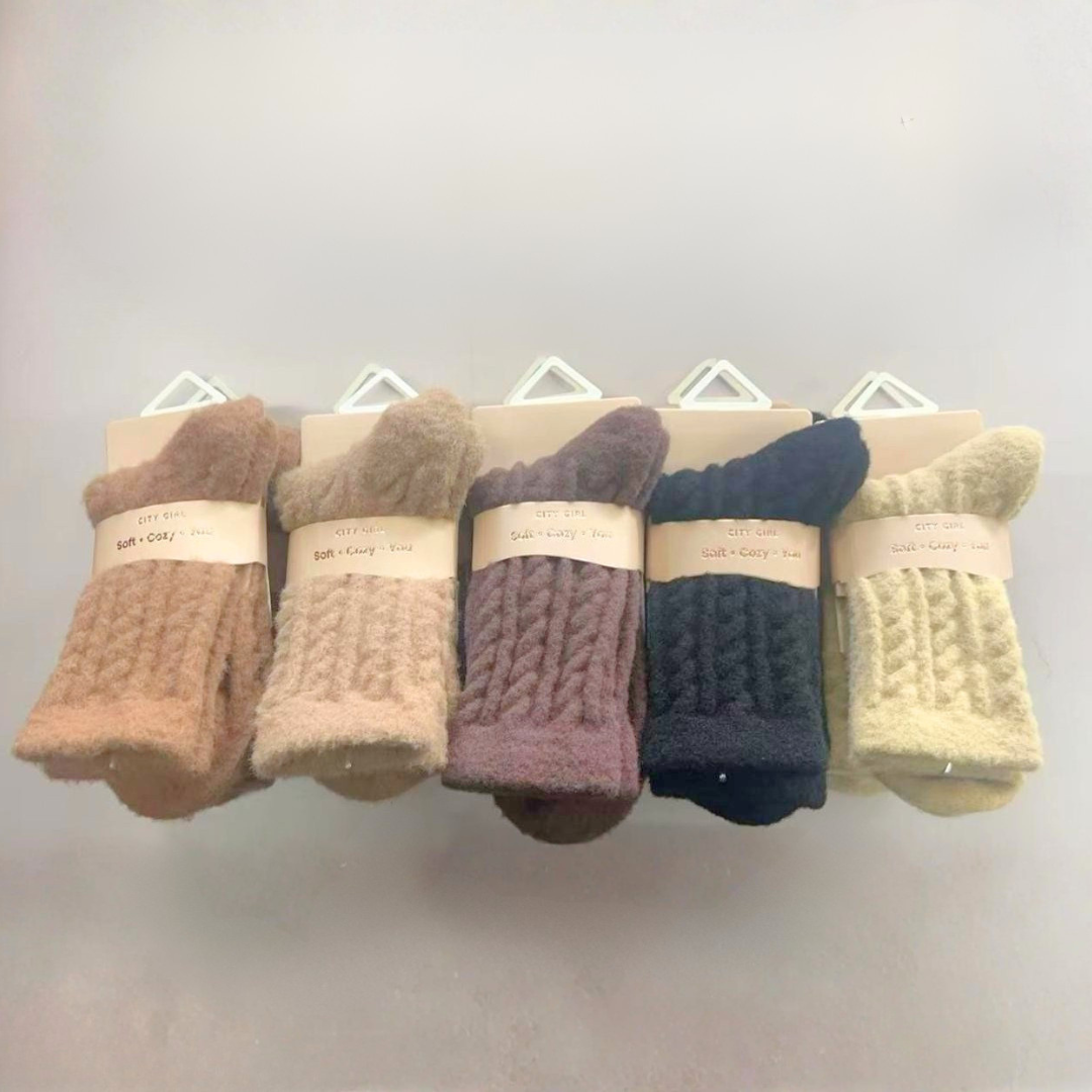 MEDIAS DE PELUCHE, PAQUETE X10 PARES CITY GIRL SM-31552-1*500