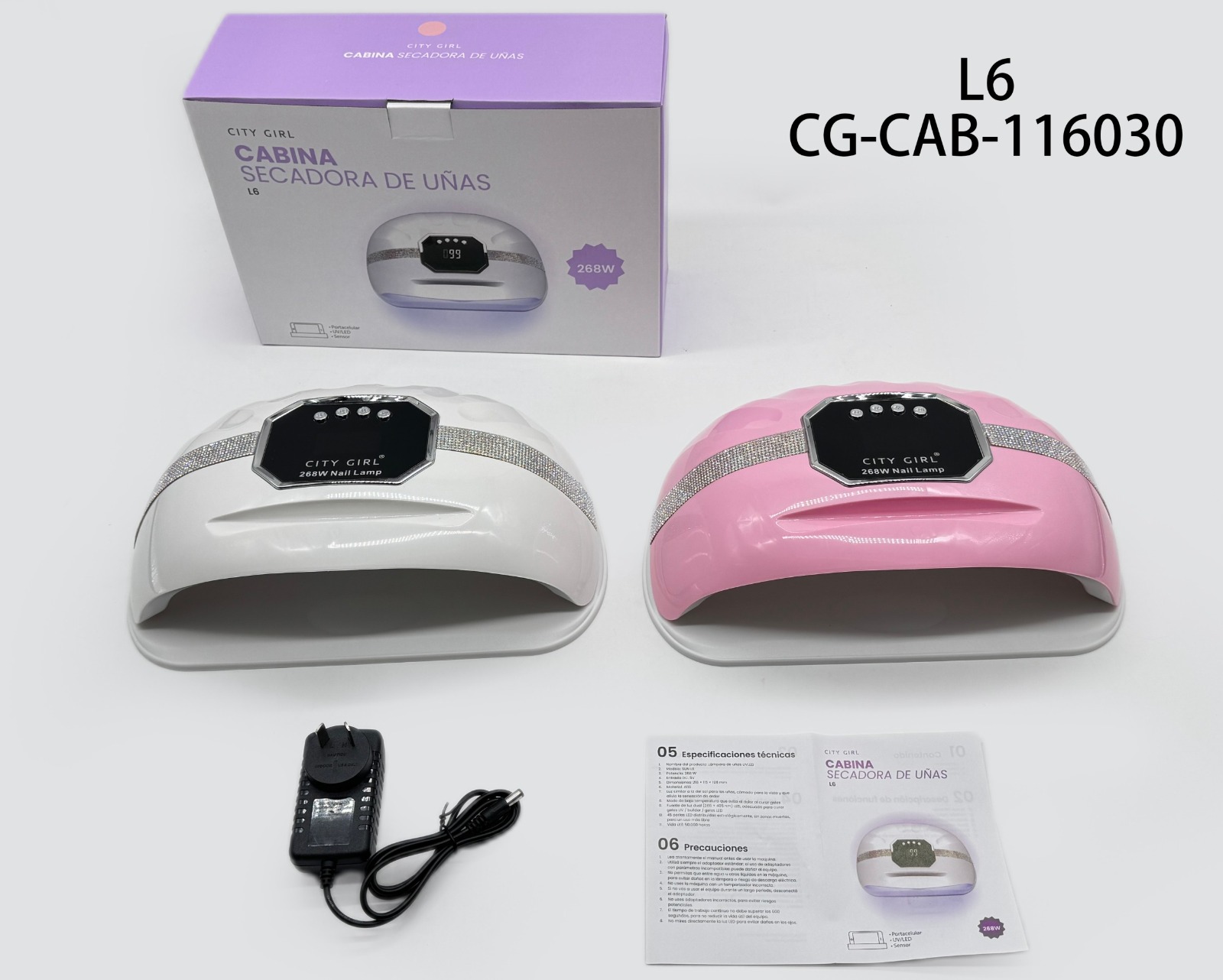 CABINA PARA UÑAS 268W CITYGIRL L6