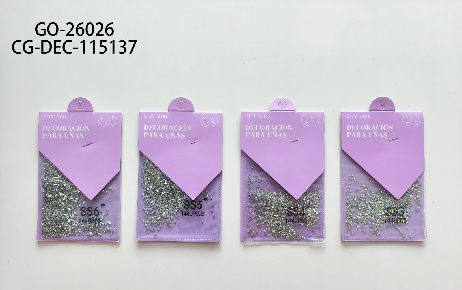 STRASS PARA UÑAS "TORNASOL" CITY GIRL GO-26026*1200