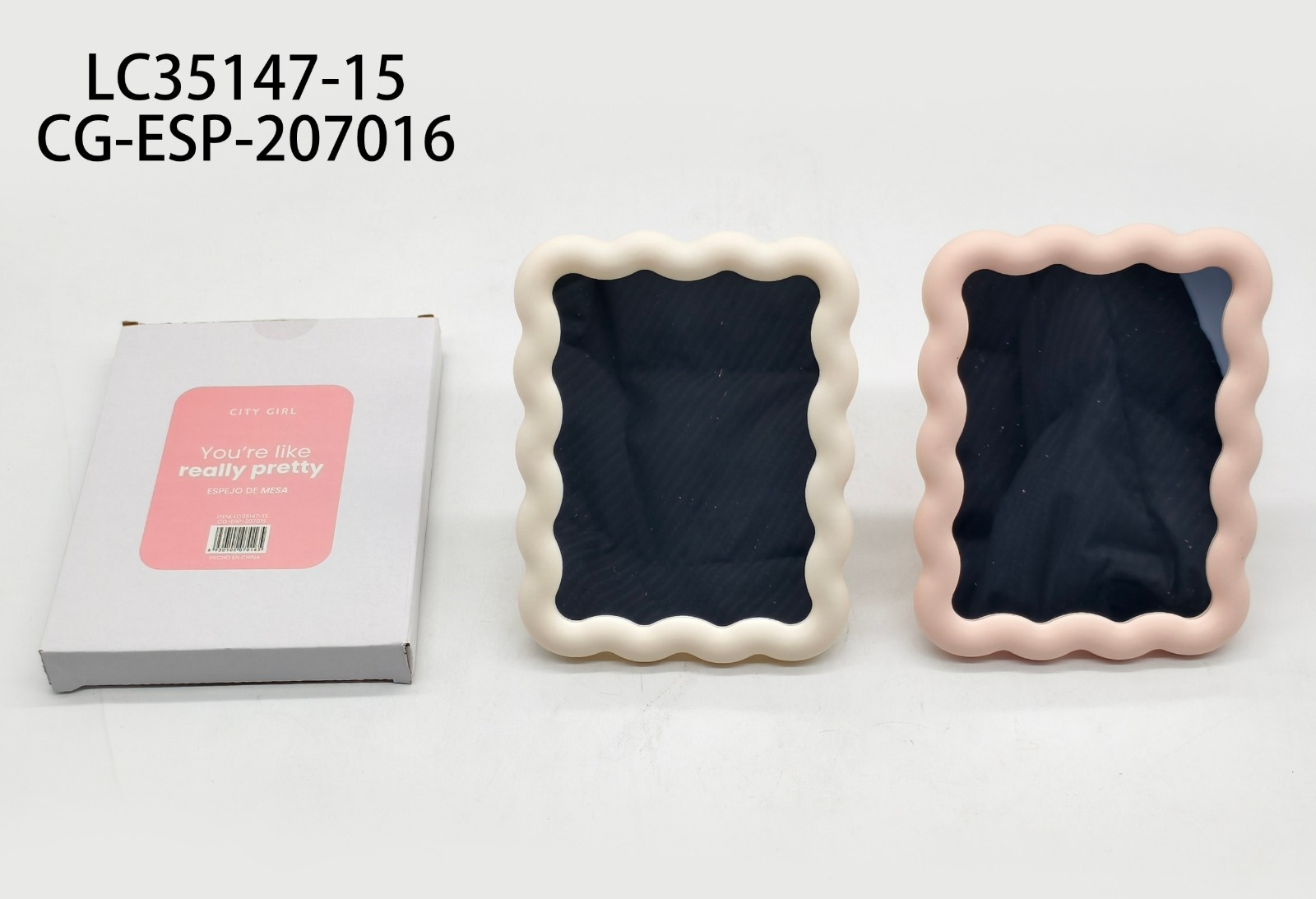 ESPEJO DE MESA, 2 COLORES CITY GIRL LC35147-15*60